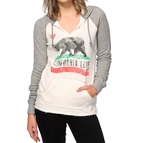 HP🎉 Billabong Days Off Bear Hoodie - Picture 1 of 7